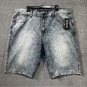 Ecko Unlimited Gray Jean Shorts Distressed Style